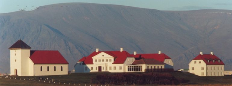 Le résident présidentiel à Bessastaðir, Islande