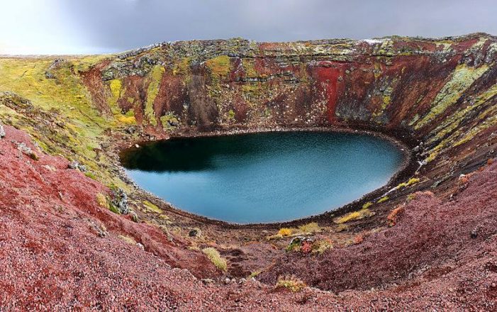 Kerið volcanic crater