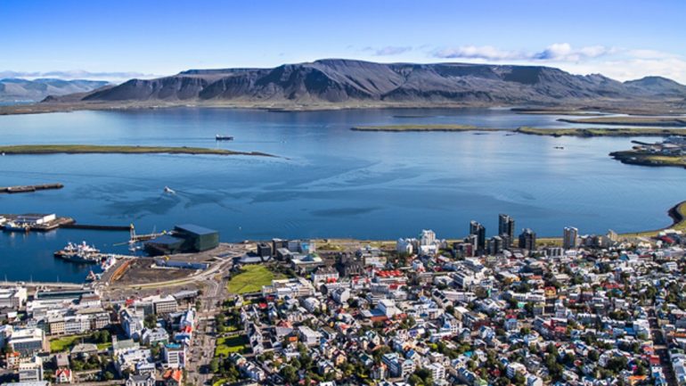 Helicopter tour over the mountain tops surrounding Reykjavik