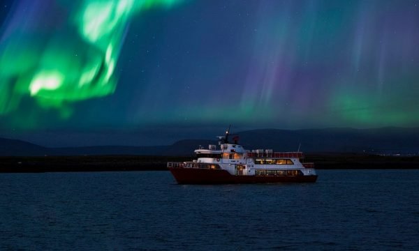 Excursion en bateau sur les aurores boréales au départ de Reykjavik